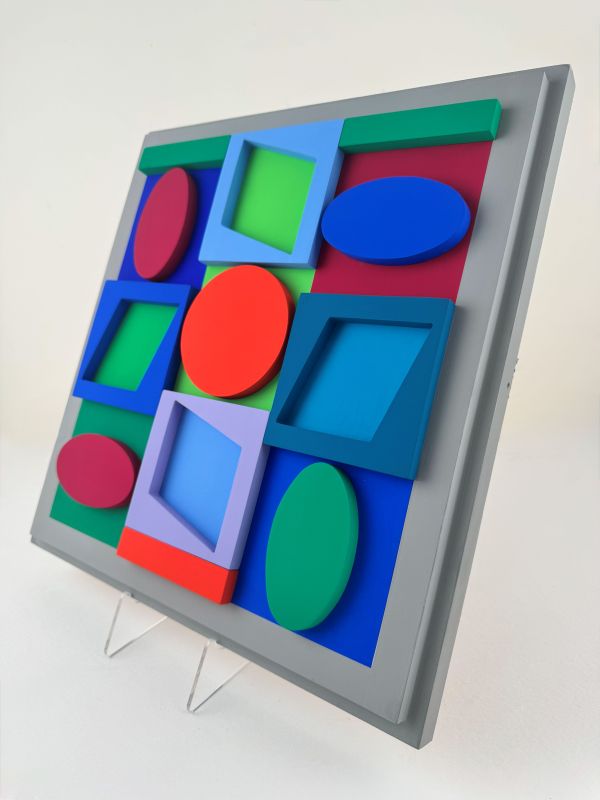 Turkiz positif (Skulptur) - Victor  VASARELY