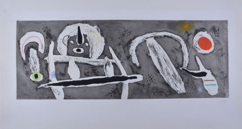 Starker Wind (Radierung und Aquatinta) - Joan  MIRO
