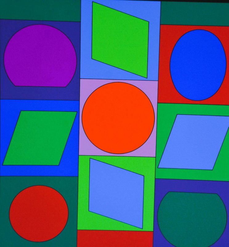 Microcosmos (Sérigraphie) - Victor  VASARELY