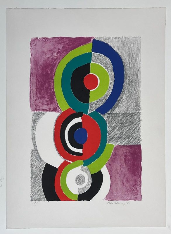 The Three Graces (Lithograph) - Sonia DELAUNAY