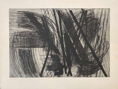 G 10 (Eau-forte) - Hans HARTUNG