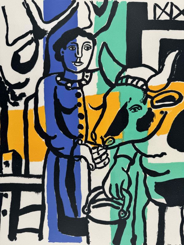 La Vach&egrave;re (Lithographie) - Fernand LEGER