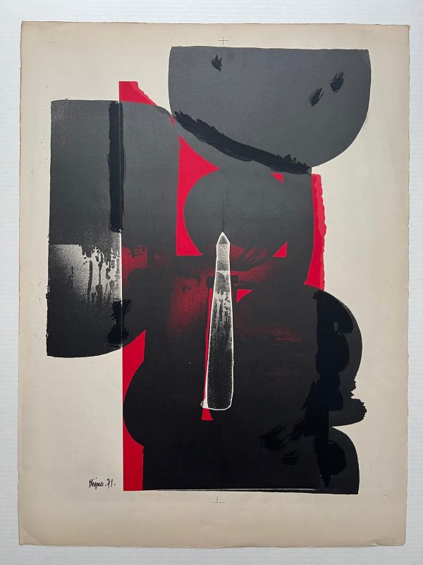 Composition (Lithographie) - LADISLAS KIJNO