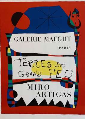 Terre de Grand Feu (Affiche) - Joan  MIRO