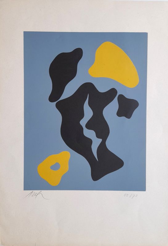 Cueillette (Holzschnitt) - Hans ARP