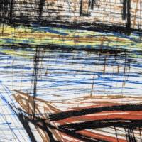 Saint-Tropez, la Ponche (Grabado) — Bernard BUFFET — Vista de detalle