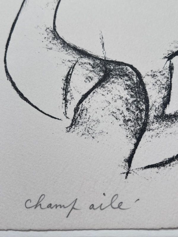 Alicia Penalba (1913-1982) // Champ ail&eacute; (Farblithographie) -  Artistes Divers