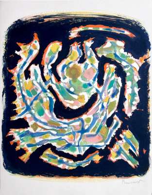 Laudes II (Lithographie) - Alfred  MANESSIER