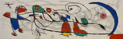The final liberation of the cat's tail (Etching and aquatint) - Joan  MIRO