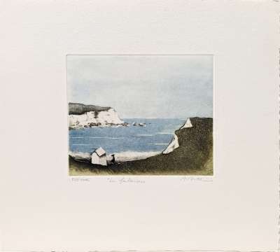 Les falaises (Aquatinte) - Annapia ANTONINI