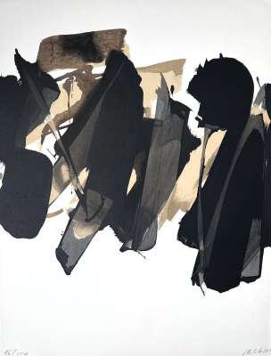 Lithograph n°14 (Lithograph) - Pierre  SOULAGES