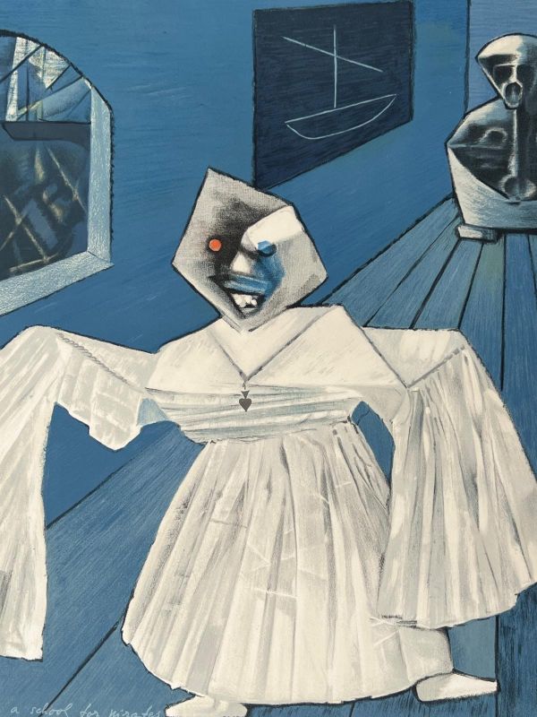 Sign for a School for Pirates (Litografía) - Max ERNST