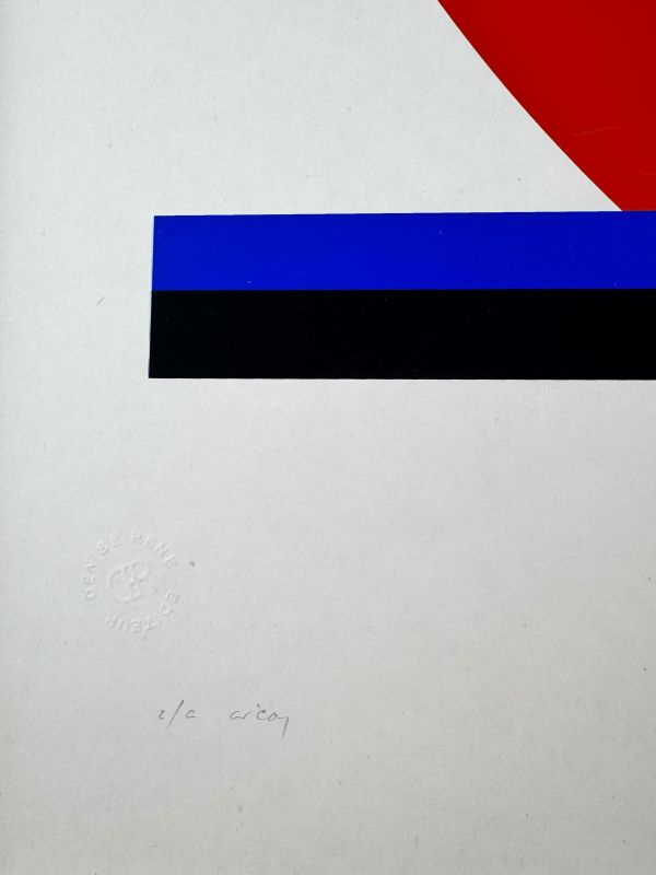 Constructions Plan (Sérigraphie) - Jean GORIN