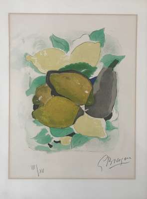 The Lemons (Lithograph) - Georges BRAQUE