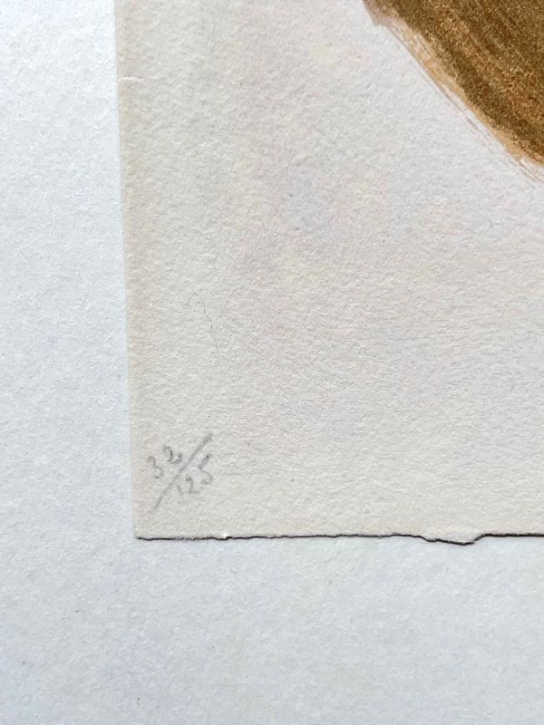 Der Vogel des Sandes (Farblithographie) - Georges BRAQUE
