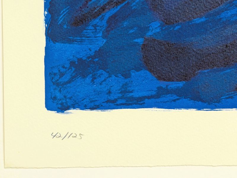 Blue Cat (Litografía) - Karel APPEL