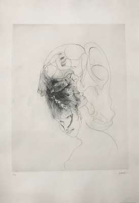 Visages (Aguafuerte) - Hans BELLMER