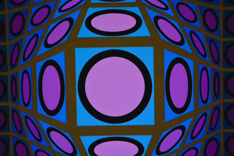 Microcosmos (Silkscreen) - Victor  VASARELY