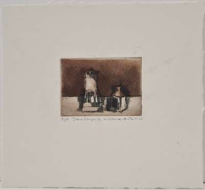 Deux lampes de mineurs (Stich) - Annapia ANTONINI