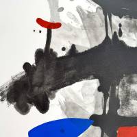 The riddled angel (Aquatint) — Joan MIRO — Detail view