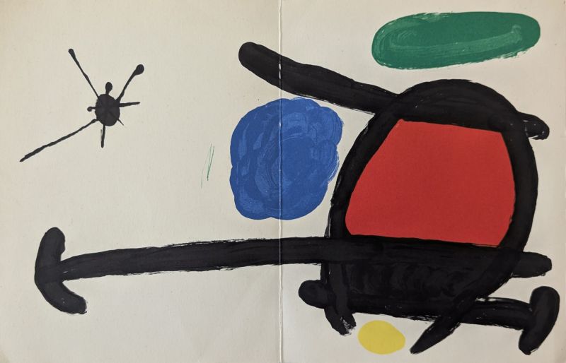 Invitation au vernissage "Sculptures" (Lithograph) - Joan  MIRO