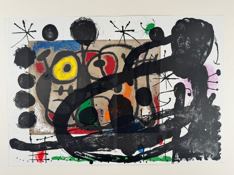 Derri&egrave;re le Miroir (Lithograph) - Joan  MIRO