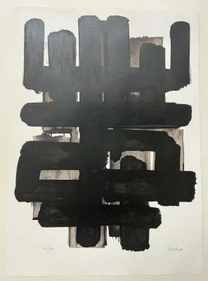 Lithograph 3 (Lithograph) - Pierre  SOULAGES