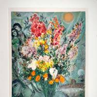 Bouquet illuminant le ciel (Lithograph) — Marc CHAGALL — View with margins