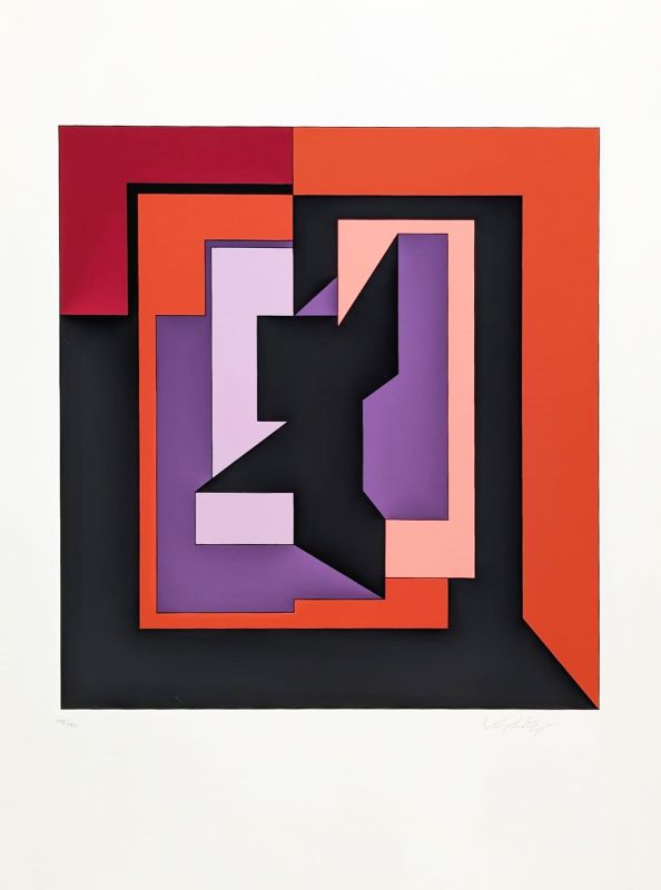 Eika (Sérigraphie) - Victor  VASARELY