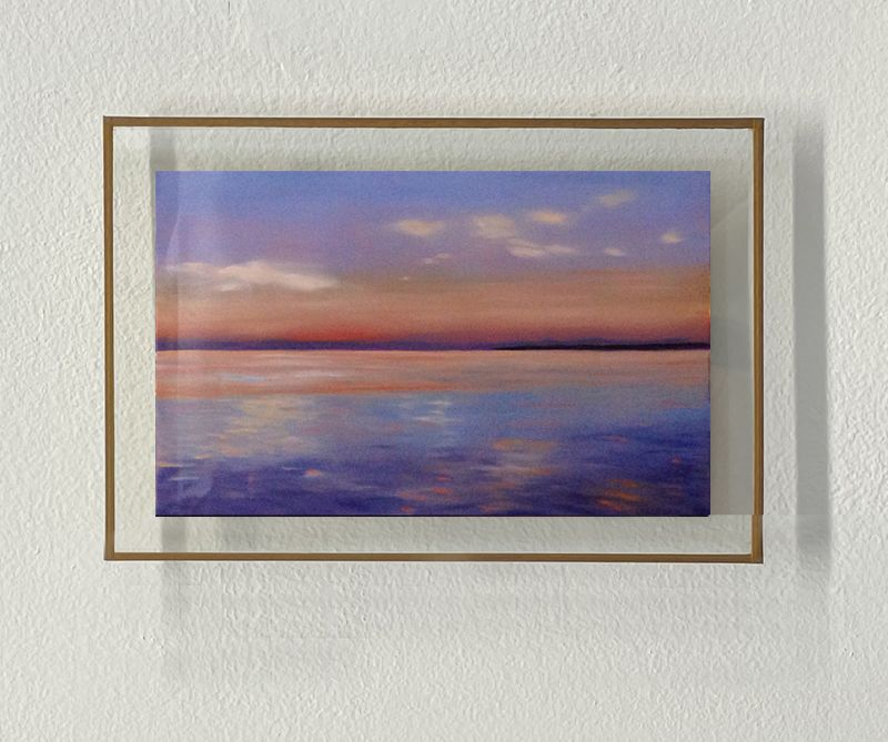 Horizon III (Oil on copper ) - Sara FRATINI