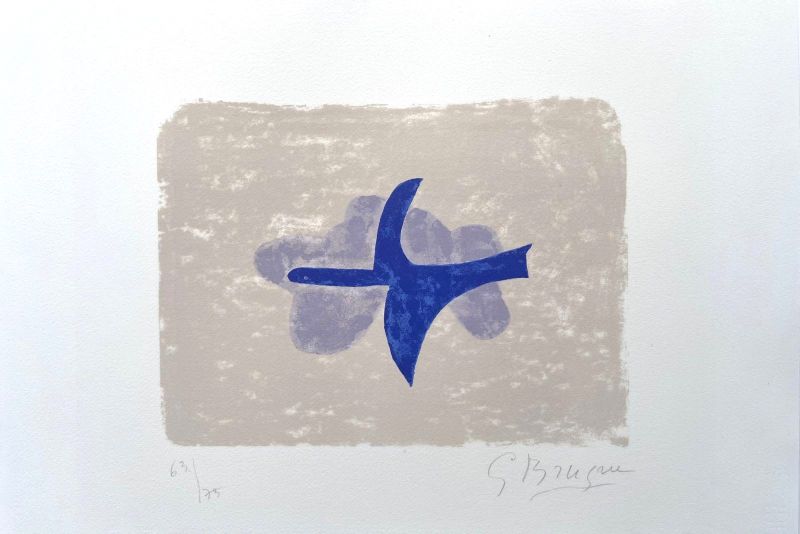 Dans le ciel (Litografía) - Georges BRAQUE