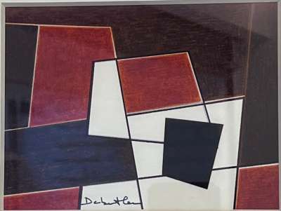 Sans titre (Collage) - Jacqueline DEBUTLER