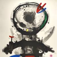 The riddled angel (Aquatint) — Joan MIRO — Front view