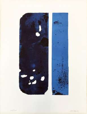 Eau-forte XXX (Etching) - Pierre  SOULAGES