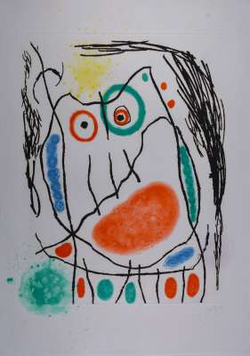 Grand duc I (Eau-forte et aquatinte) - Joan  MIRO