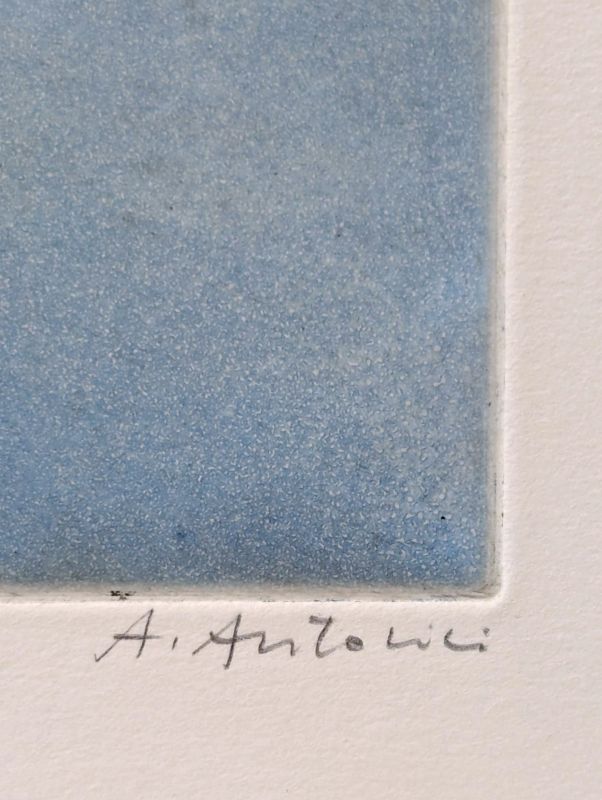 Bleu ciel (Aquatinte) - Annapia ANTONINI