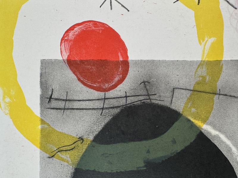 Derri&egrave;re le Miroir (Lithograph) - Joan  MIRO