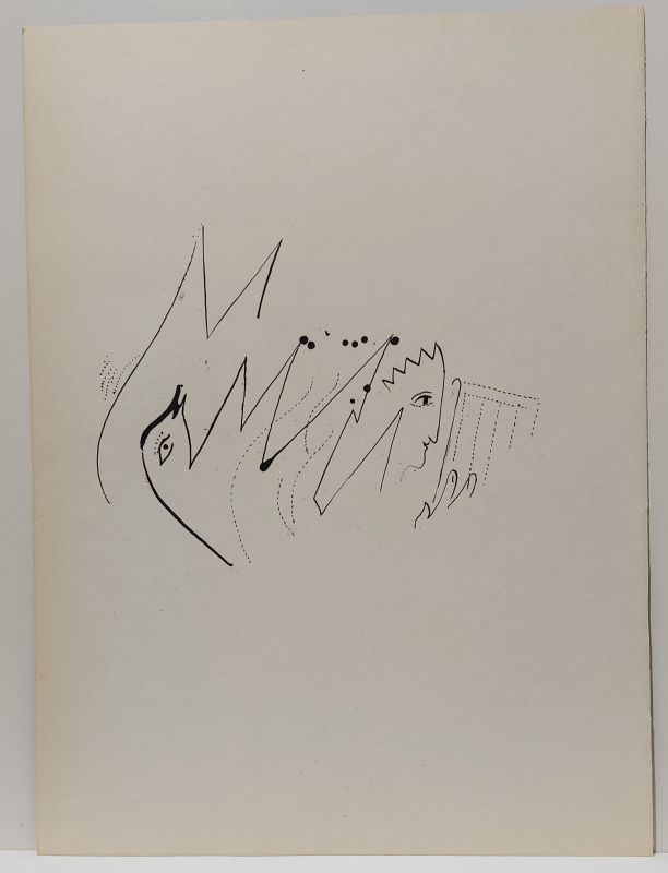 David et Bethsabée (Bible 1956) (Farblithographie) - Marc CHAGALL