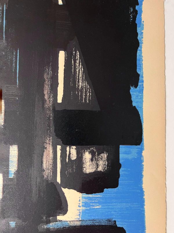 Lithographie n&deg;5 (Lithographie) - Pierre  SOULAGES