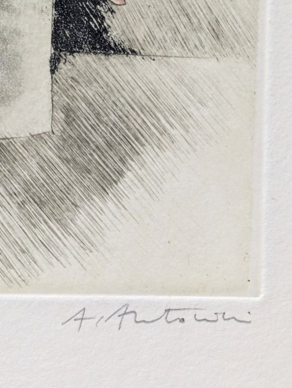 Testa la zucca (Aquatinte) - Annapia ANTONINI