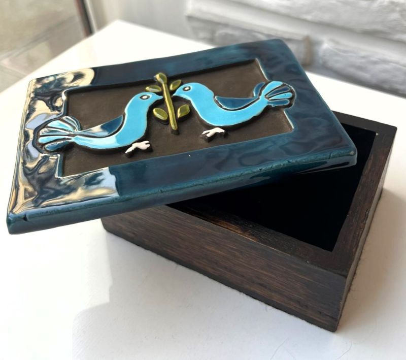 Boîte Oiseaux (Céramique) - Mithé ESPELT