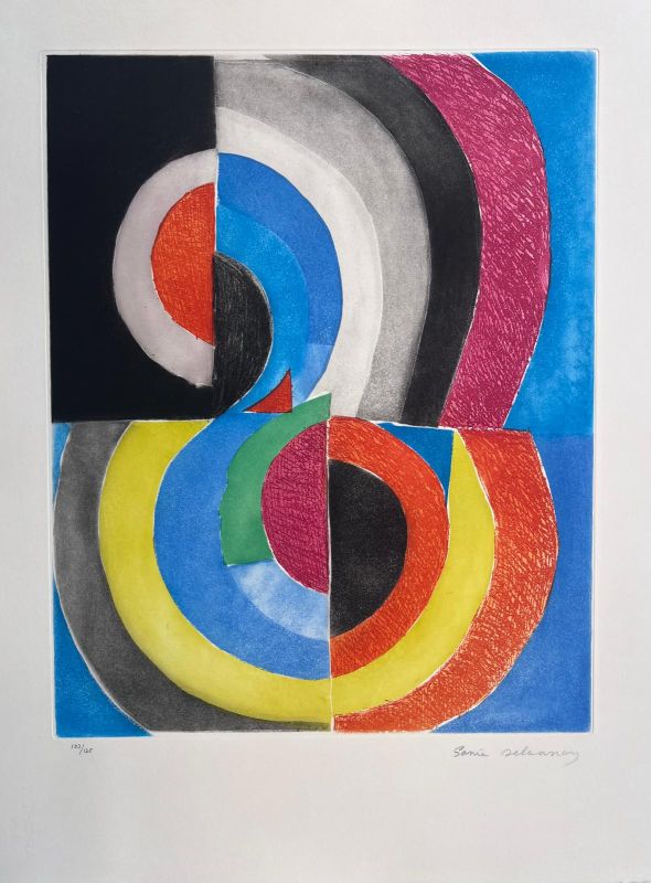 Plougastel (Aguafuerte y aguatinta) - Sonia DELAUNAY