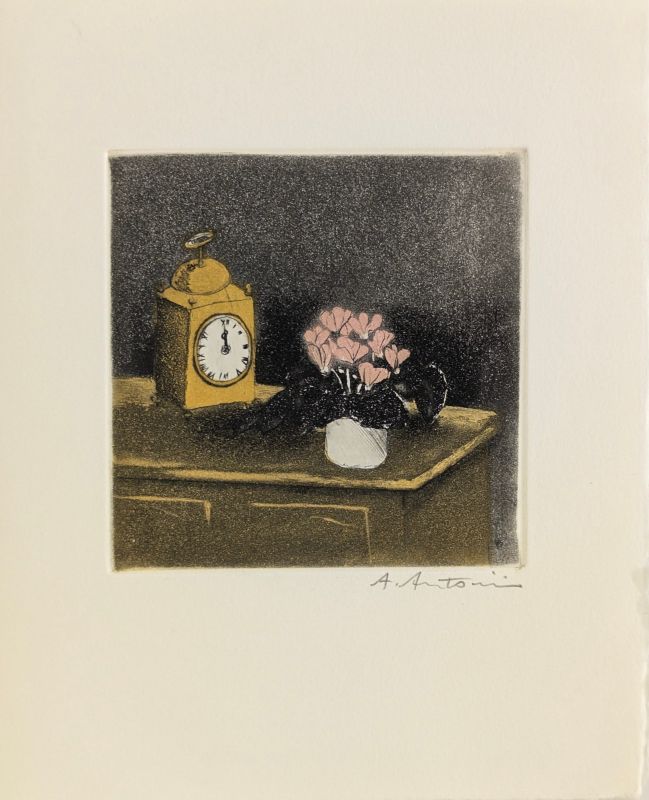 Carte de Voeux - Galerie Michel (Paris) (Eau-forte et aquatinte) - Annapia ANTONINI