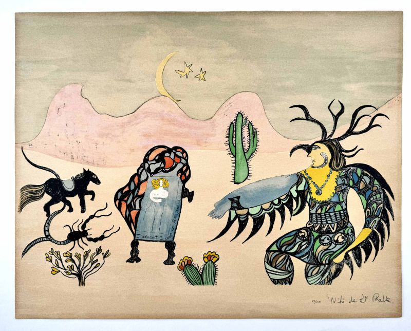 I dreamt I was in Arizona (Lithograph) — Niki DE SAINT PHALLE — View with margins