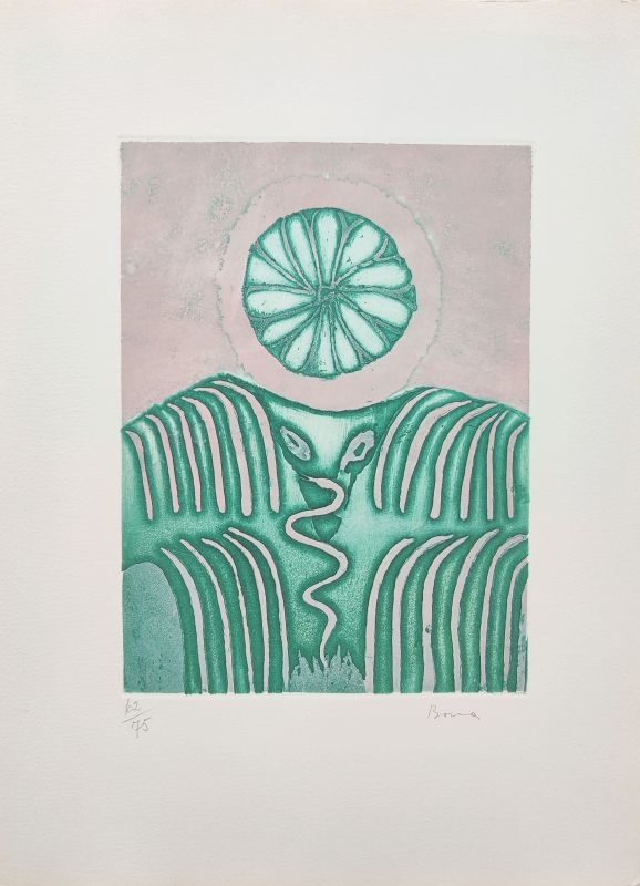 Bona de Mandriargues (1926-2000) // Paroles Peintes (Etching and aquatint) -  Artistes Divers