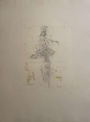 Onze heure et demie (Engraving) - Hans BELLMER