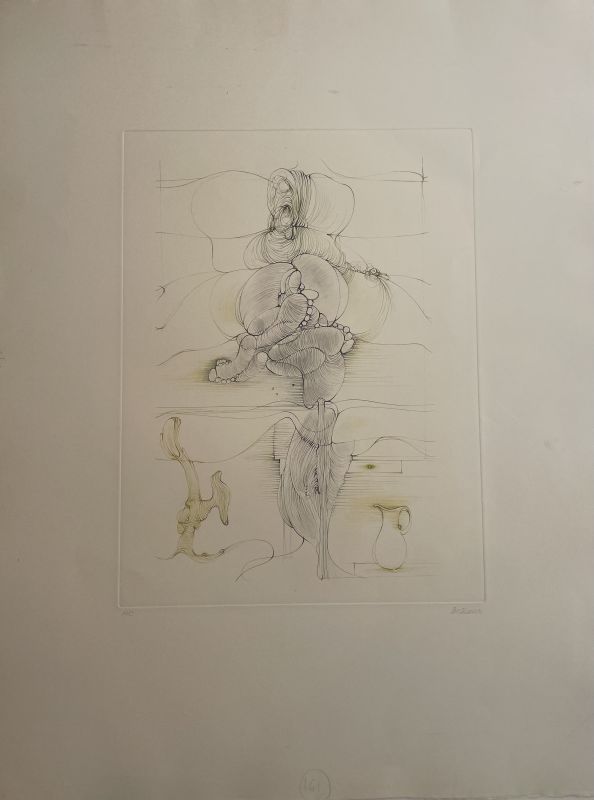 Onze heure et demie (Engraving) - Hans BELLMER