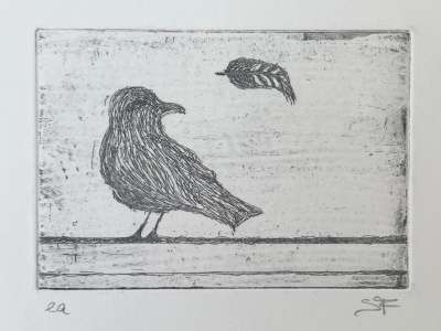 Nostalgie au premier degré (Drypoint) - Sara FRATINI