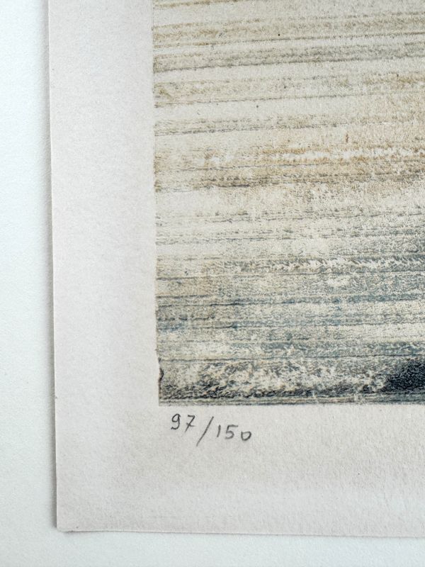 L'Oiseau caramel (Fotolithografie) — Max ERNST — Detail der Nummerierung