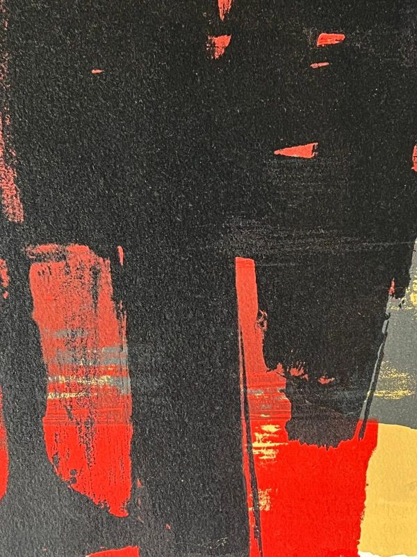 Lithographie n°8 (Lithographie) - Pierre  SOULAGES